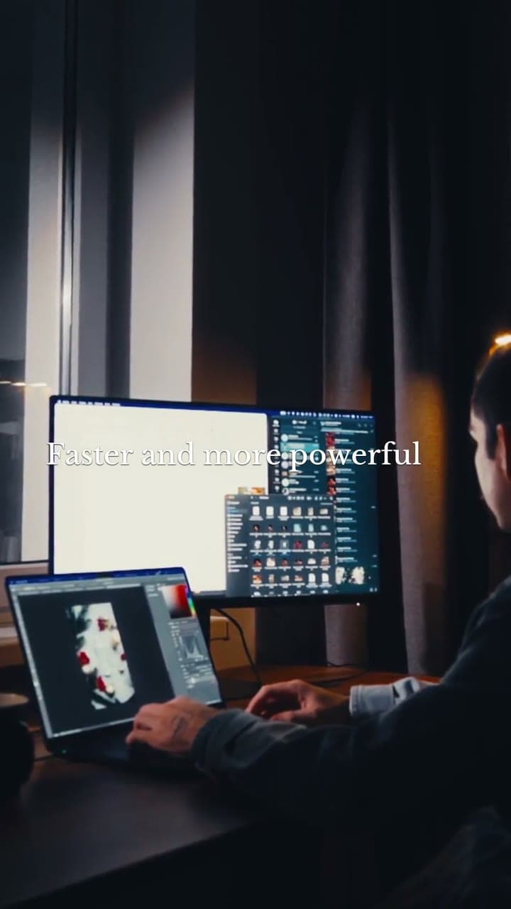 A finished Hyperframe video exported in 9 by 16 portrait format