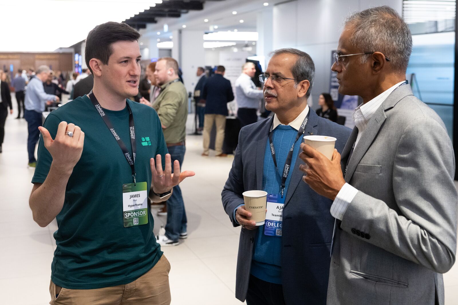 James with delegates at The MarTech Summit, London, November 2025